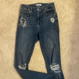 Good American distressed jeans.  excellent condition.